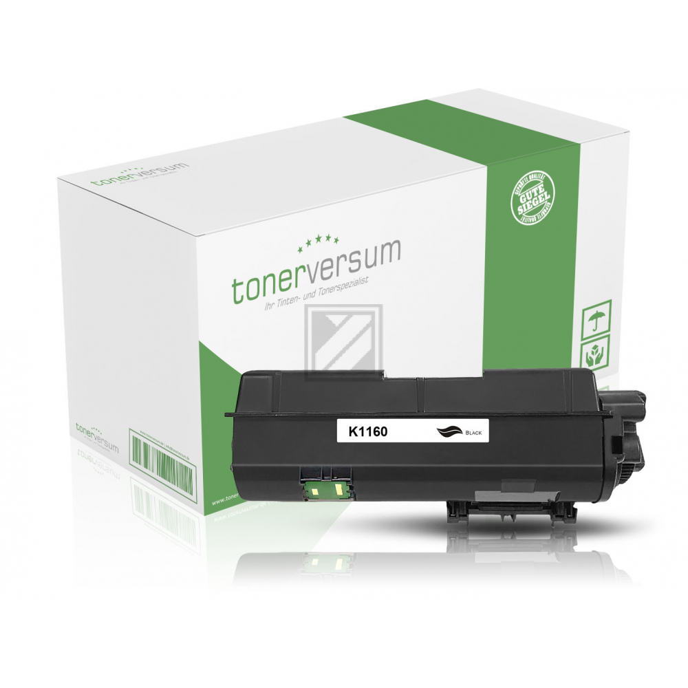 Tonerversum Toner-Kit schwarz (TV104260) ersetzt TK-1160