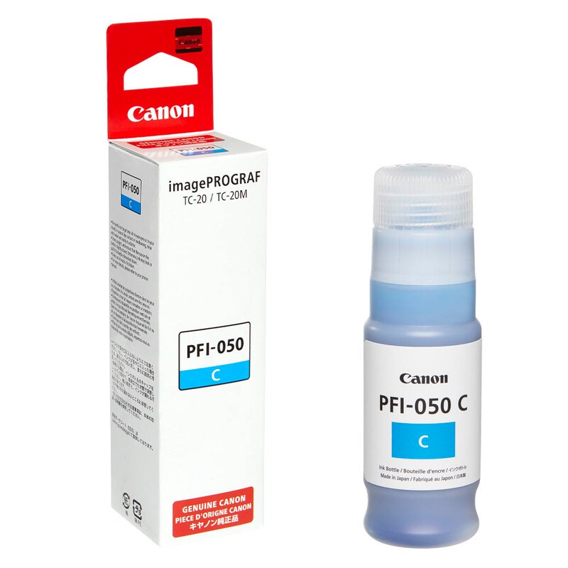 Canon Tintennachfüllfläschchen cyan (5699C001, PFI-050C)