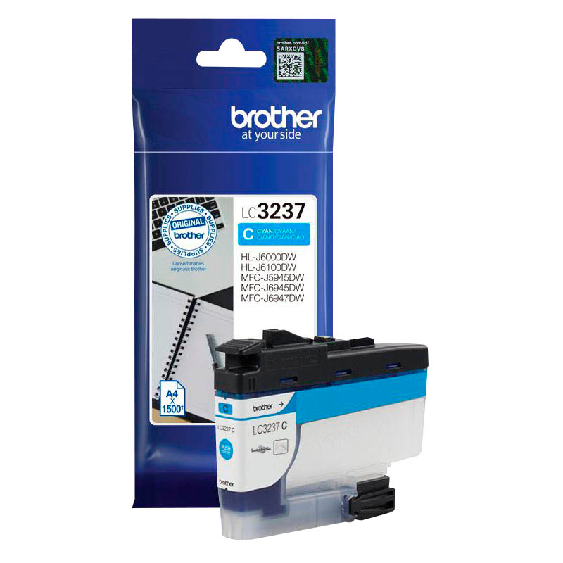 Brother Tintenpatrone cyan (LC-3237C)