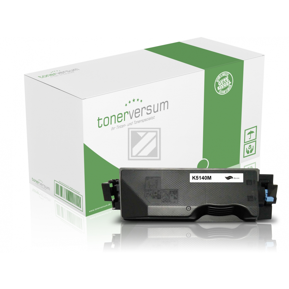 Tonerversum Toner-Kit schwarz (102427) ersetzt TK-5140K