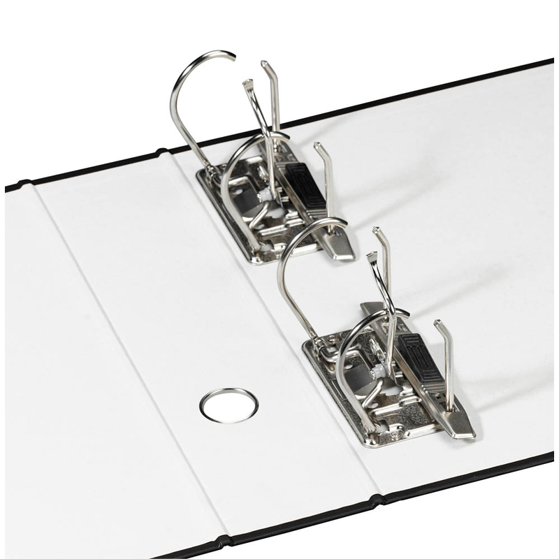 DONAU Doppelordner schwarz Karton 7,5 cm, 1 St.