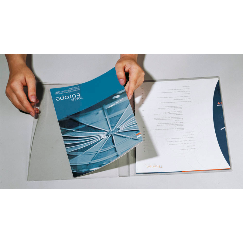 DURABLE Präsentationshefter Kunststoff transparent DIN A4, 25 St.