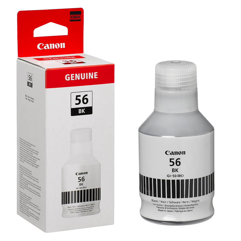 Canon Tintennachfüllfläschchen schwarz (4412C001, GI-56BK)