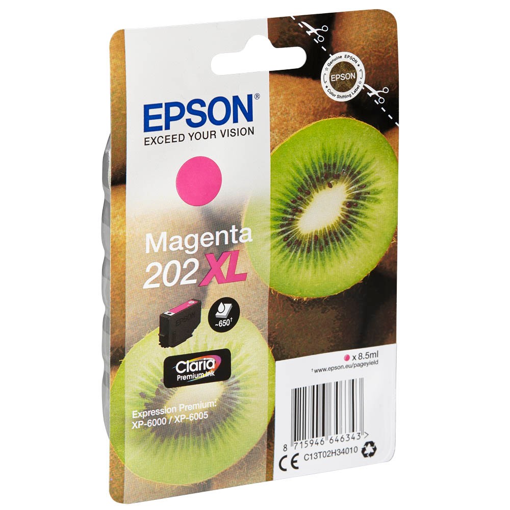 Epson Tintenpatrone magenta HC (C13T02H34010, 202XL)