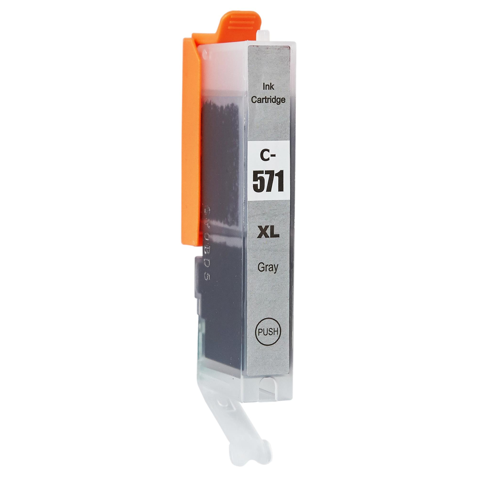 Kompatibel zu Canon CLI-571GY XL / 0335C001 Tinte Grau