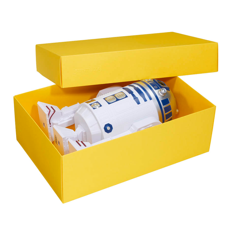 BUNTBOX M Geschenkboxen 1,1 l gelb 17,0 x 11,0 x 6,0 cm, 3 St.