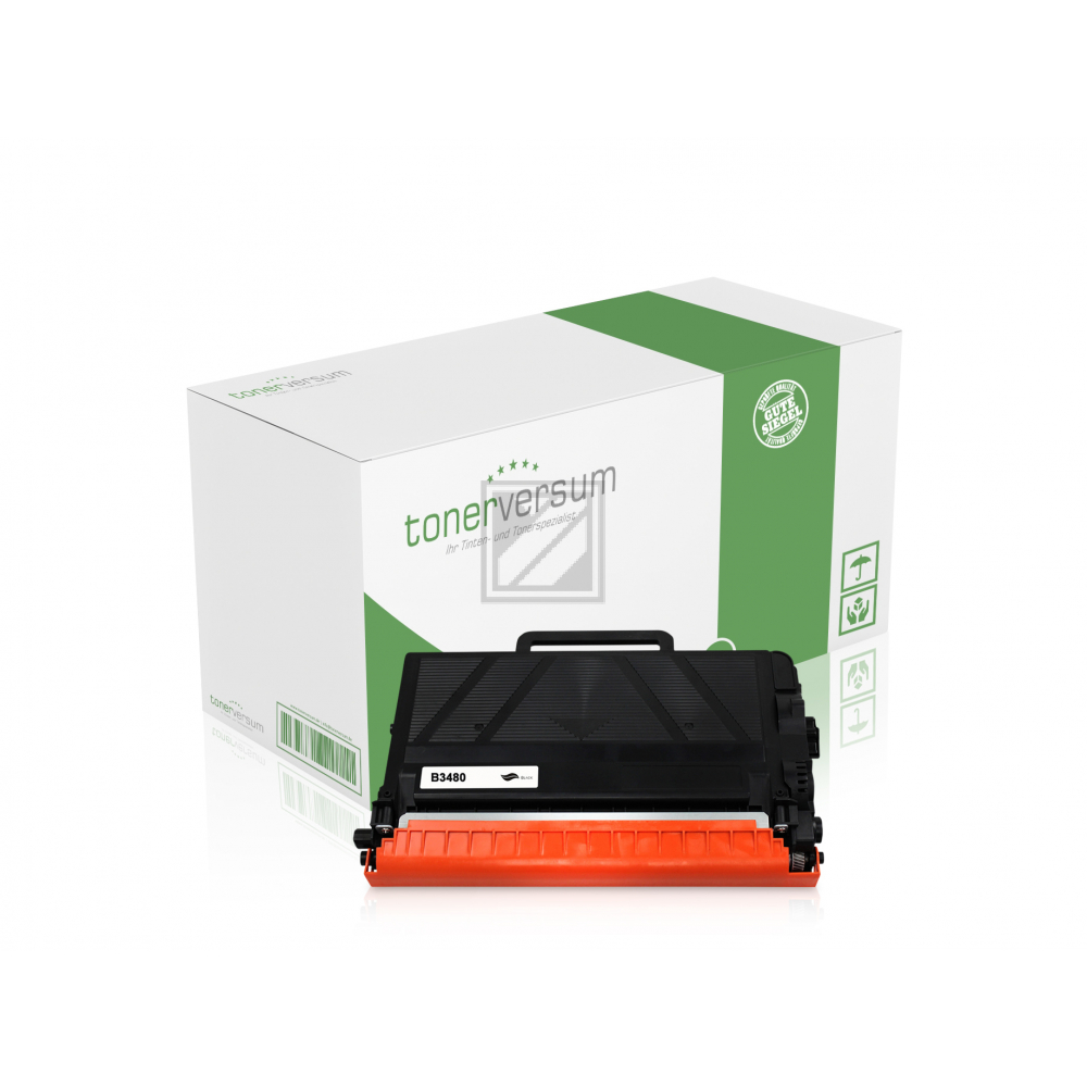 Tonerversum Toner-Kit schwarz HC (101161) ersetzt TN-3480