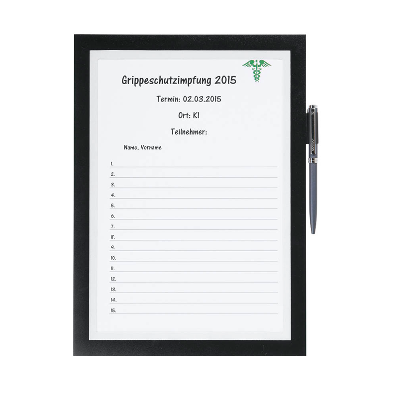 DURABLE Magnetrahmen selbstklebend DURAFRAME NOTE schwarz A4, 1 St.