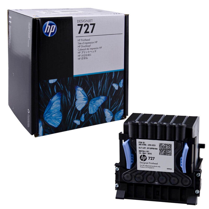 HP Druckkopf magenta, cyan, grau (B3P06A, 727/732)