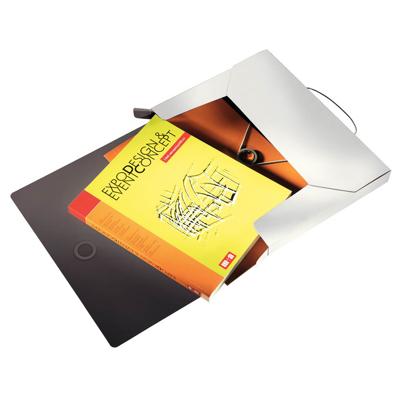 LEITZ Heftboxen Solid 4568 3,0 cm weiß, 1 St.