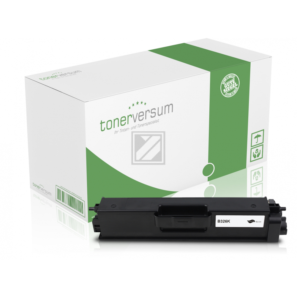 Tonerversum Toner-Kit schwarz HC (101170) ersetzt TN-326BK
