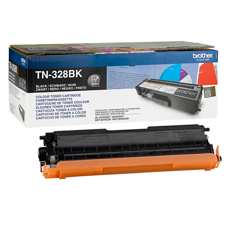 Brother Toner-Kit schwarz HC plus (TN-328BK)