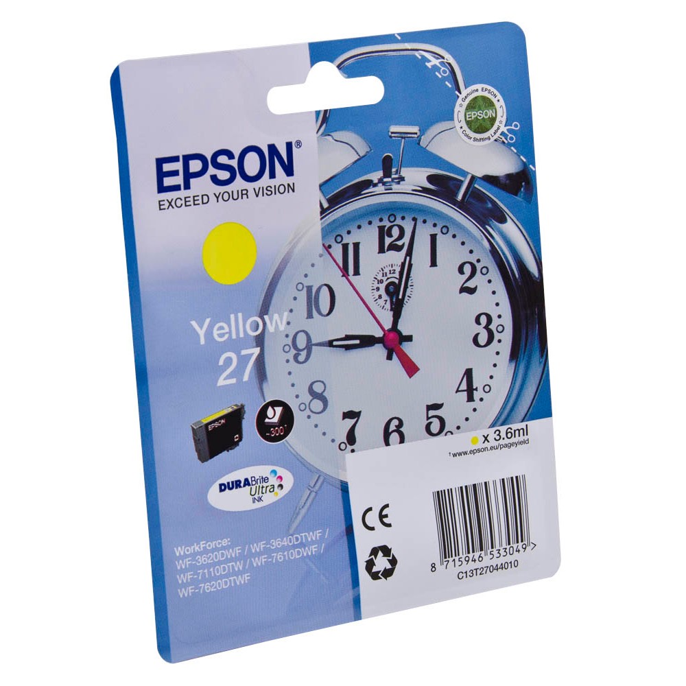Epson 27 / C13T27044012 Tinte Yellow