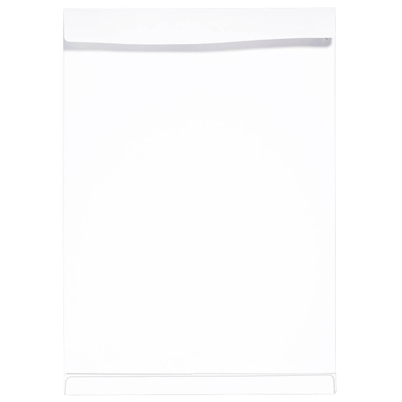 dots Faltentaschen DIN B4 ohne Fenster weiß mit 2,0 cm Falte, 50 St.