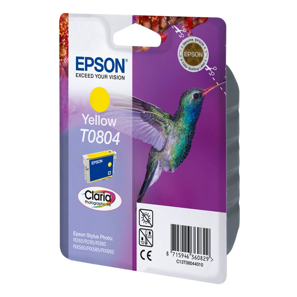 Epson Tintenpatrone gelb (C13T08044010, T0804)