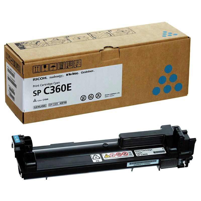 Ricoh Toner-Kit cyan (408189, SP-C360E)