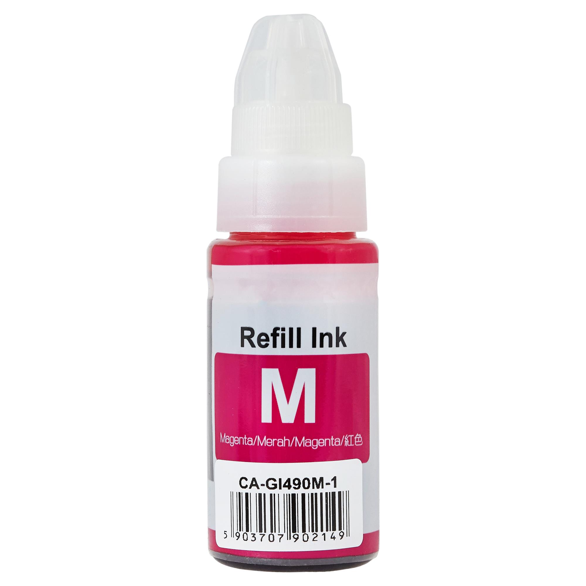 Tonerversum Tintennachfüllfläschchen magenta SC (TV108734) ersetzt GI-490M