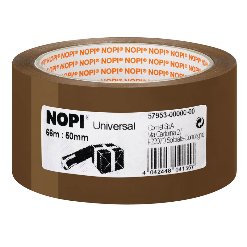 NOPI Packband Universal (4040) braun 50,0 mm x 66,0 m 1 Rolle
