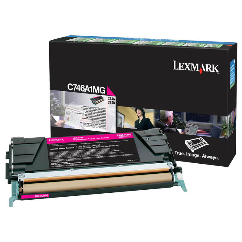 Lexmark Toner-Kartusche Return Program magenta (C746A1MG)