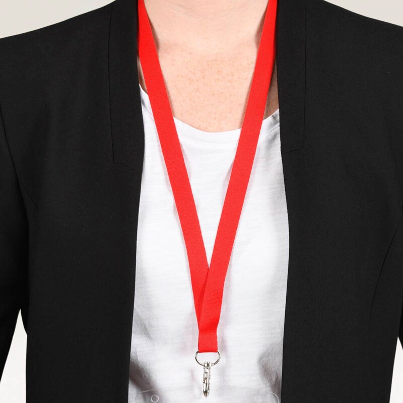 AVERY Zweckform Lanyards 4842R, Karabiner, rot, 10 St.