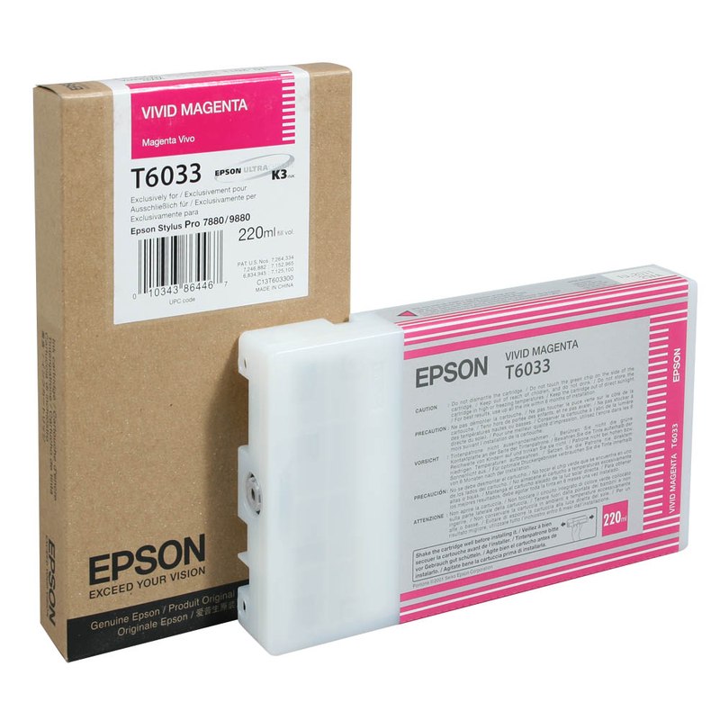 Epson Tintenpatrone magenta HC (C13T603300, T6033)