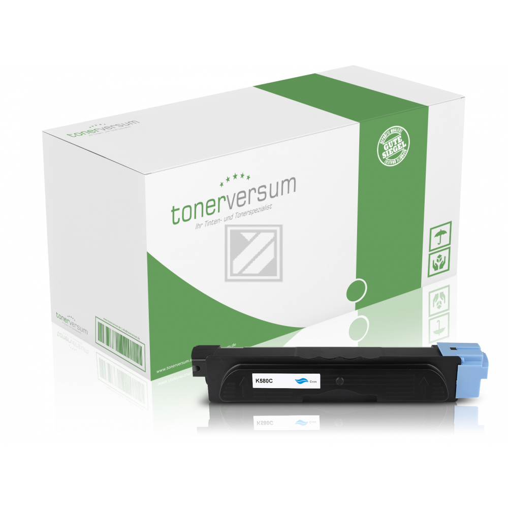 Tonerversum Toner-Kit cyan (102456) ersetzt TK-580C