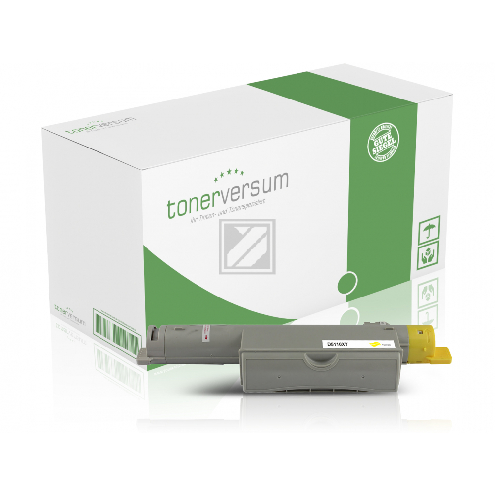 Tonerversum Toner-Kartusche gelb HC (TV104584) ersetzt JD750