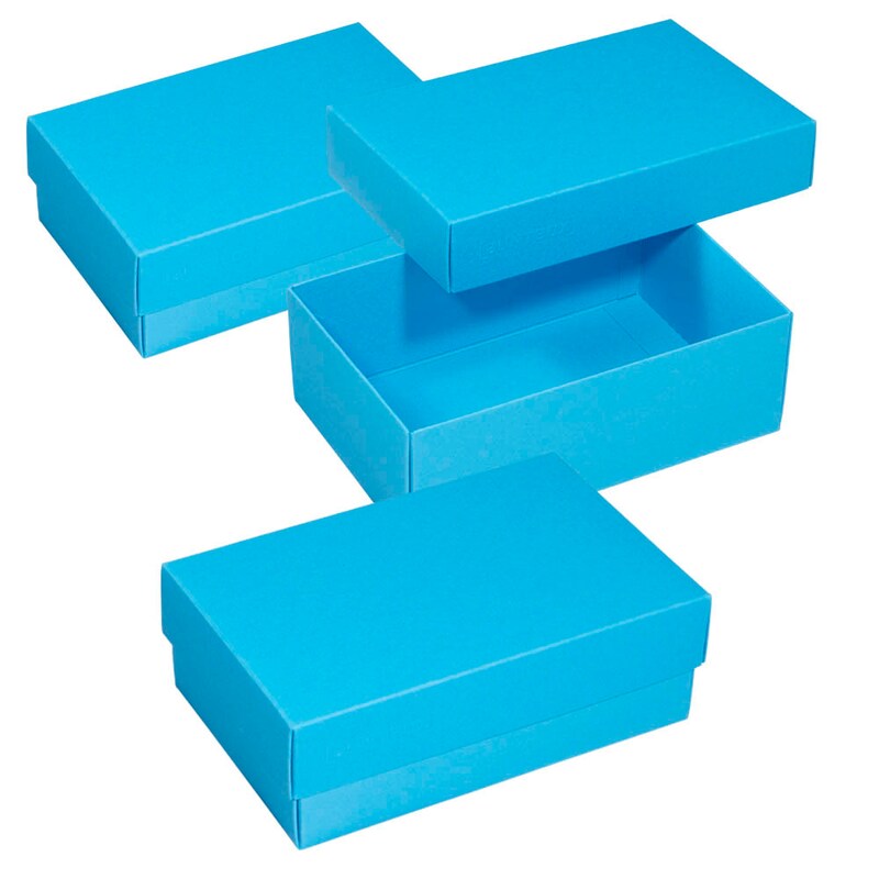 BUNTBOX M Geschenkboxen 1,1 l blau 17,0 x 11,0 x 6,0 cm, 3 St.