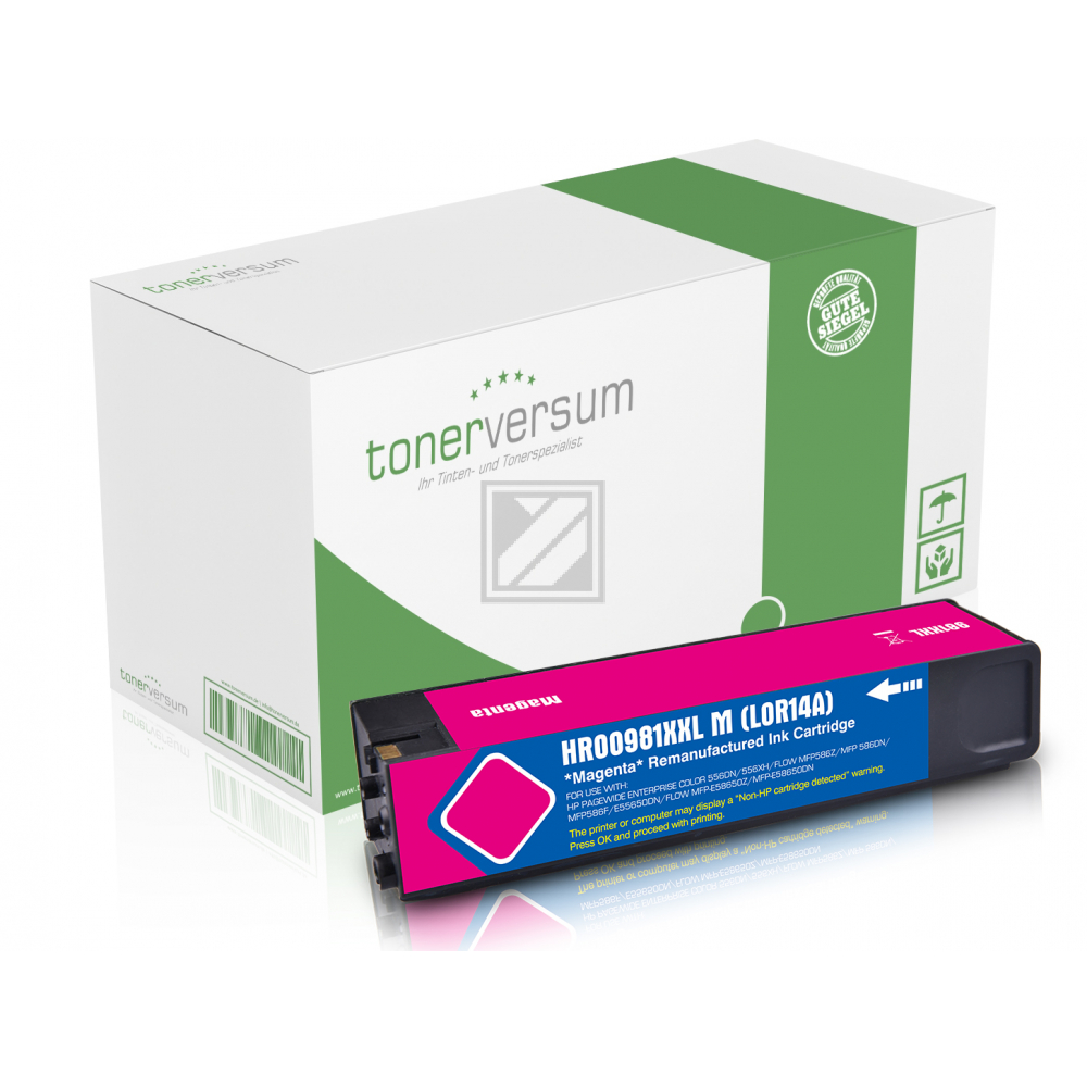 Tonerversum Tintenpatrone magenta HC plus (TV104299) ersetzt 981Y