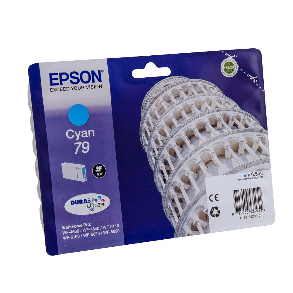 Epson Tintenpatrone cyan (C13T79124010, T7912)