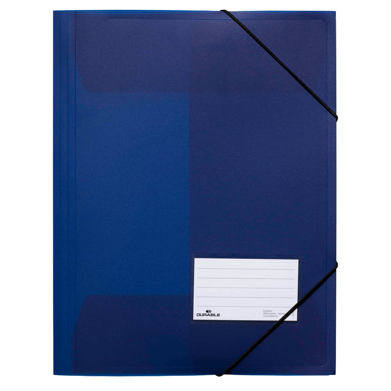 DURABLE Eckspanner DIN A4 dunkelblau, 5 St.