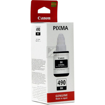 Canon Tintennachfüllfläschchen schwarz SC (0663C001, GI-490BK)