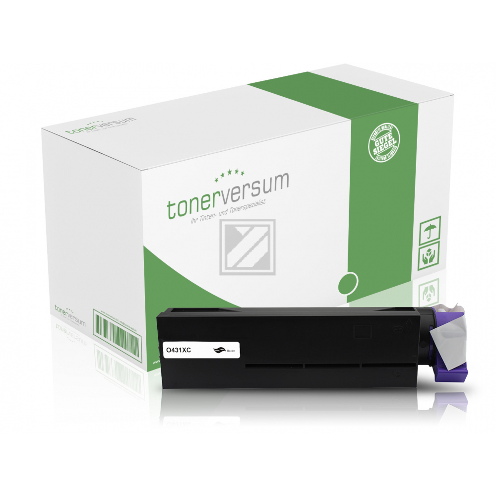 Tonerversum Toner-Kit schwarz (TV104439) ersetzt 44574802