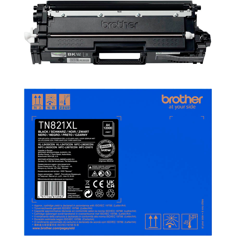 Brother TN-821XL BK Toner schwarz