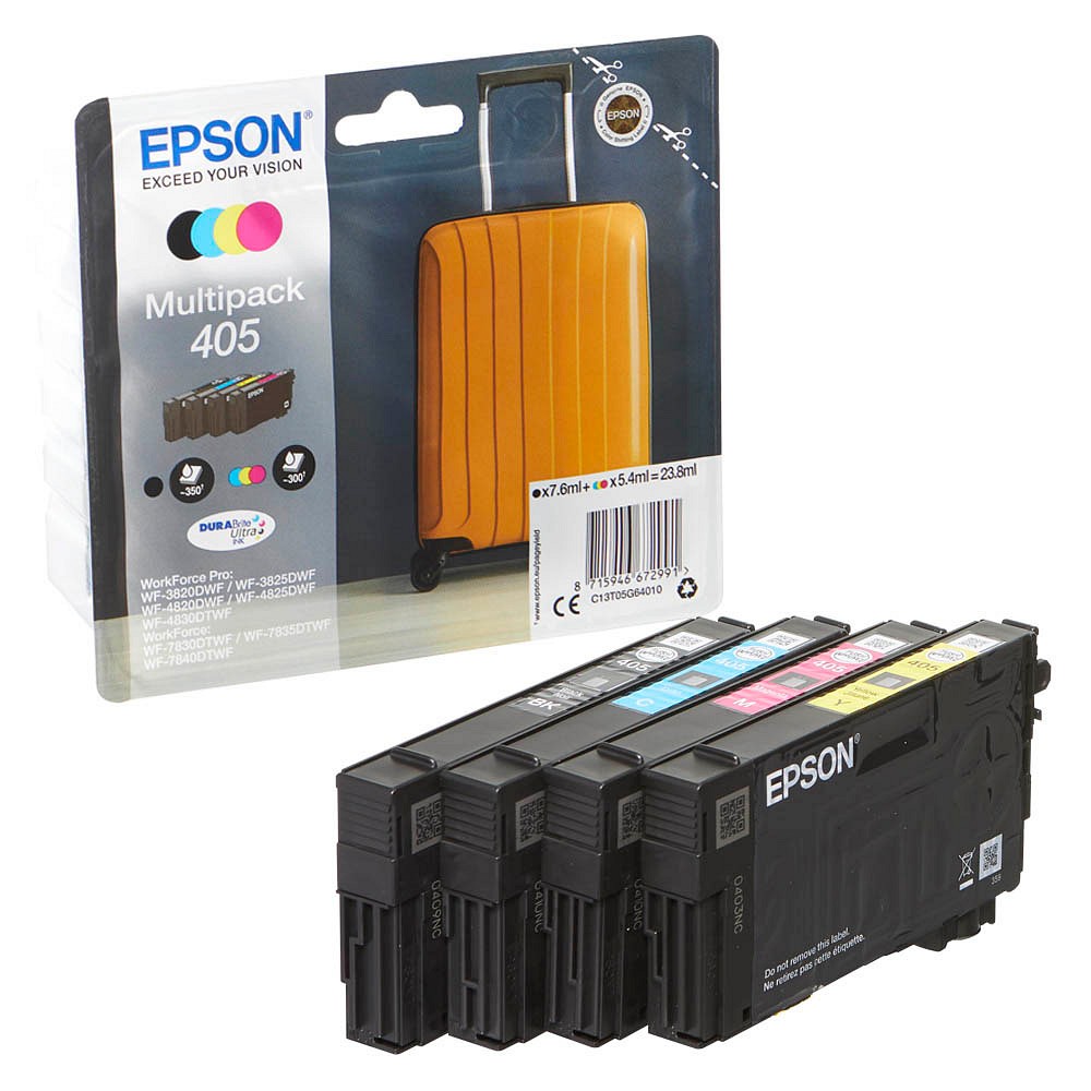 Epson 405 / C13T05G64010 Tinten Multipack CMYK (4er Set)