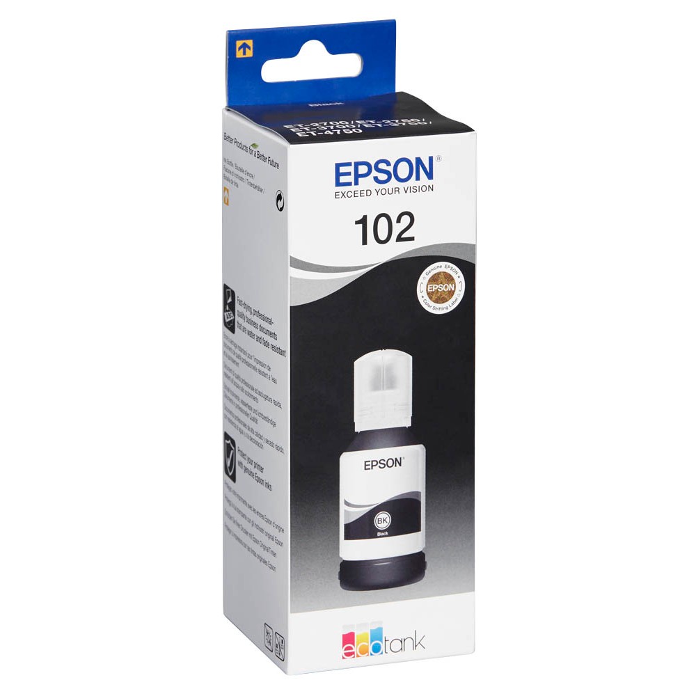 Epson 102 / C13T03R140 Nachfüll-Tinte Black 127 ml