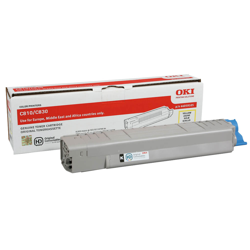 OKI Toner-Kit gelb (44059105)