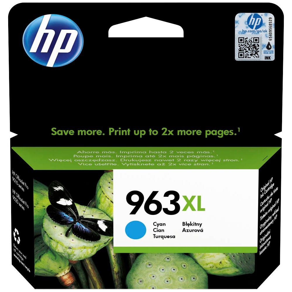 HP 963 XL / 3JA27AE Tinte Cyan