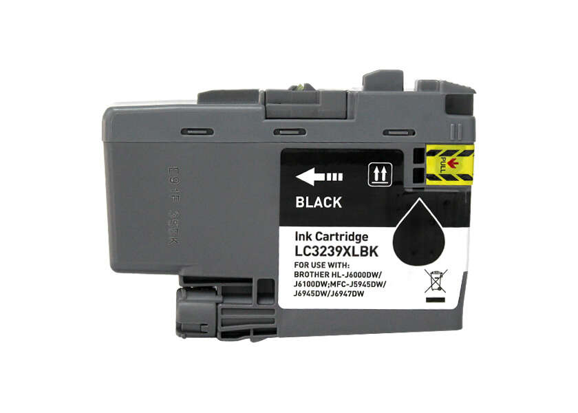 Tonerversum Tintenpatrone schwarz HC (TV108819) ersetzt LC-3239XLBK