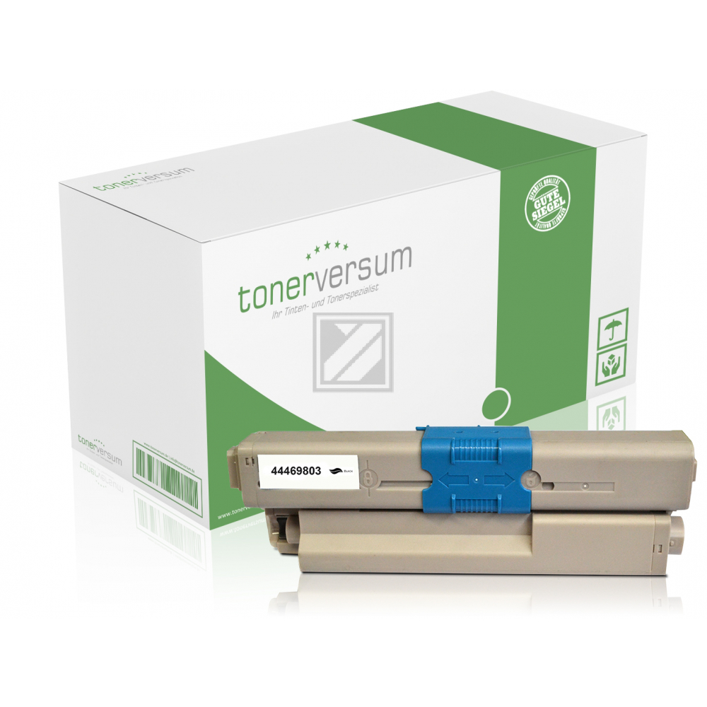 Tonerversum Toner-Kit schwarz (102927) ersetzt 44469803