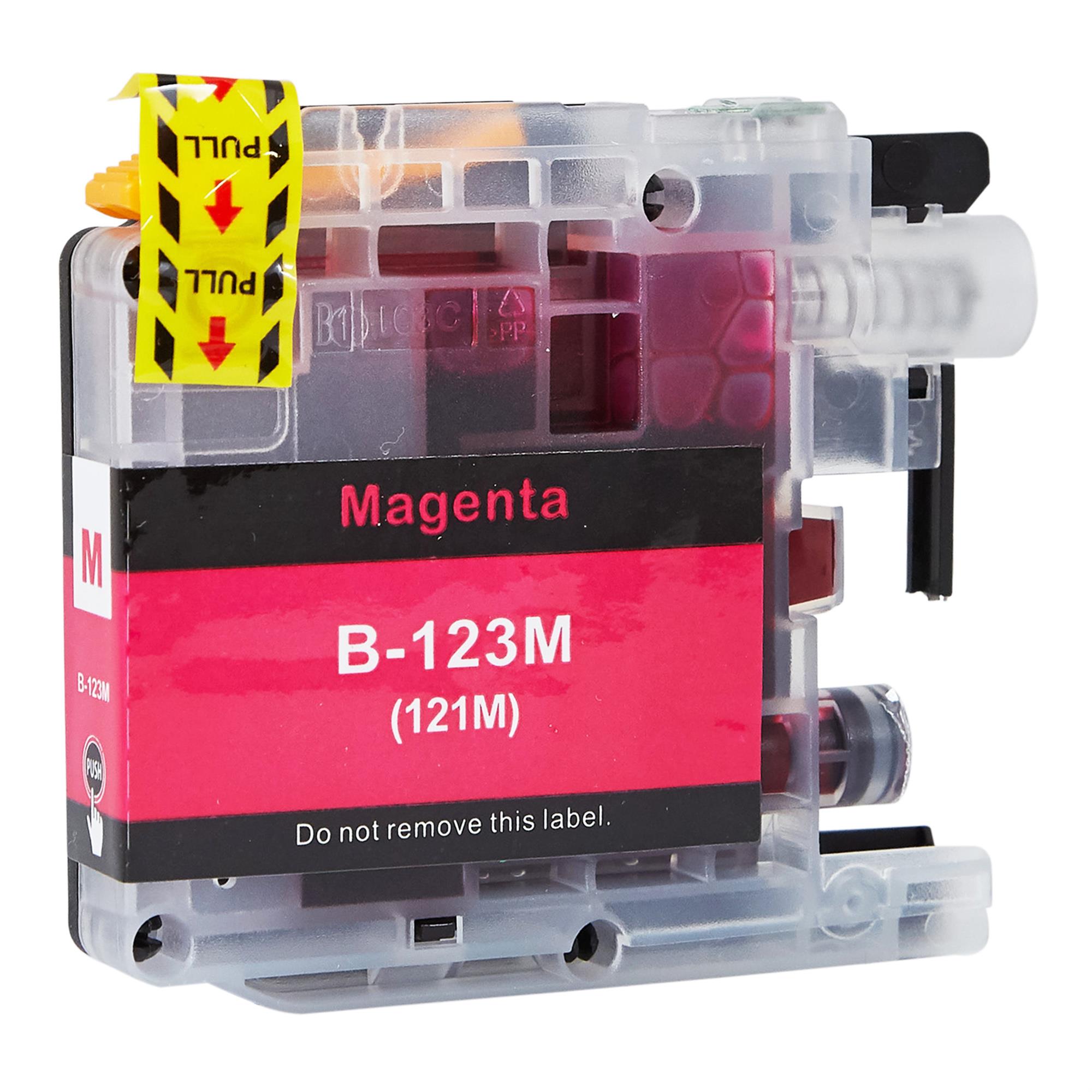 Kompatibel zu Brother LC-123M Tinte Magenta