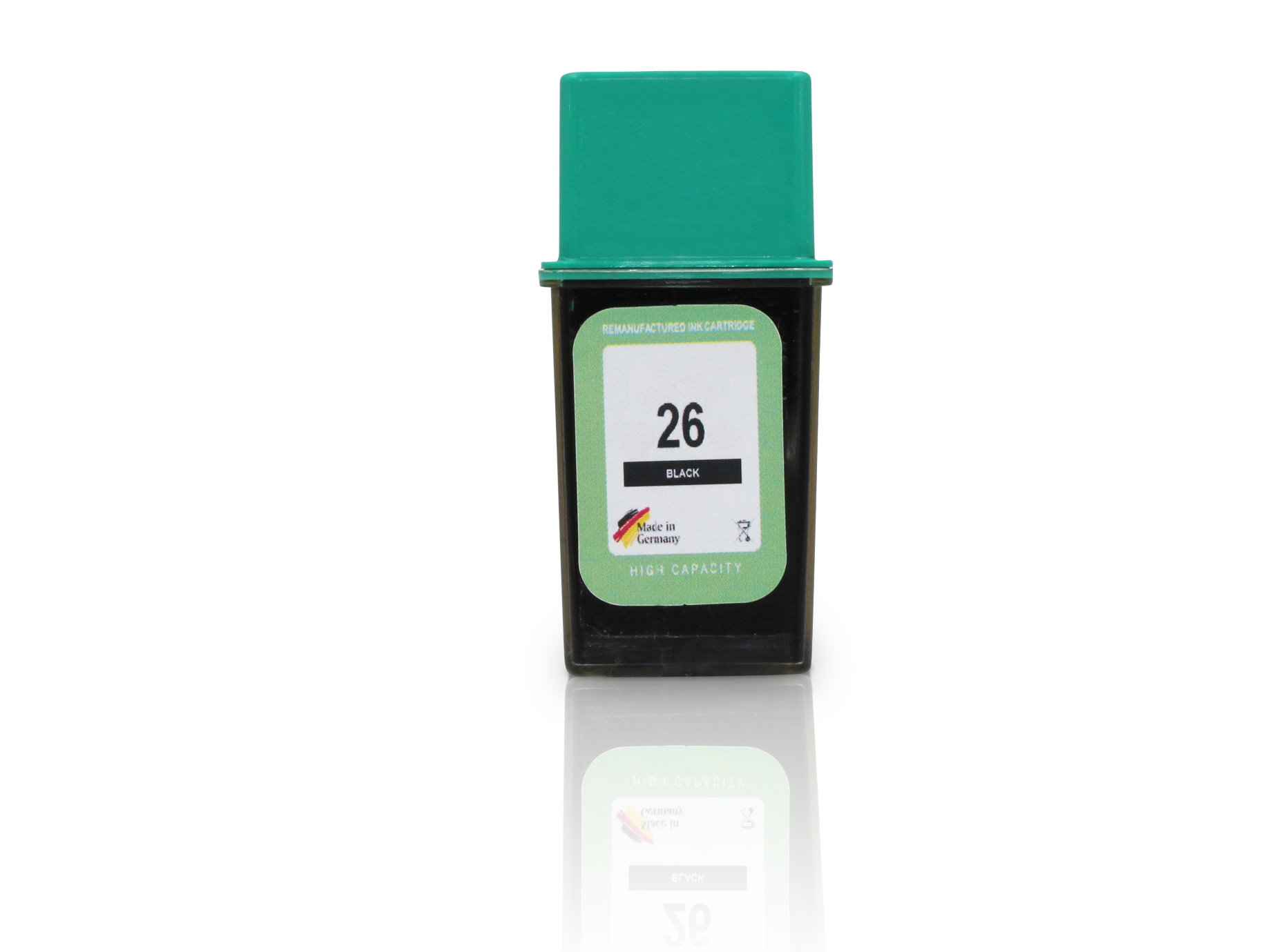 Tonerversum Tintenpatrone schwarz HC (100025) ersetzt 26