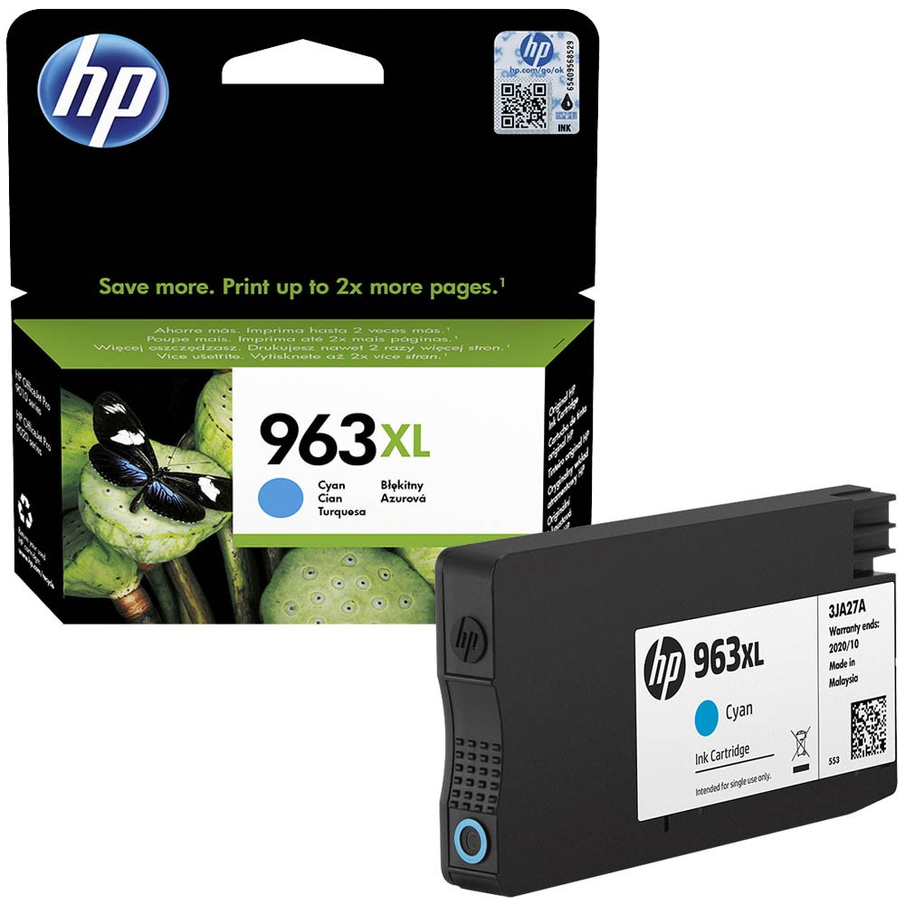 HP 963 XL / 3JA27AE Tinte Cyan