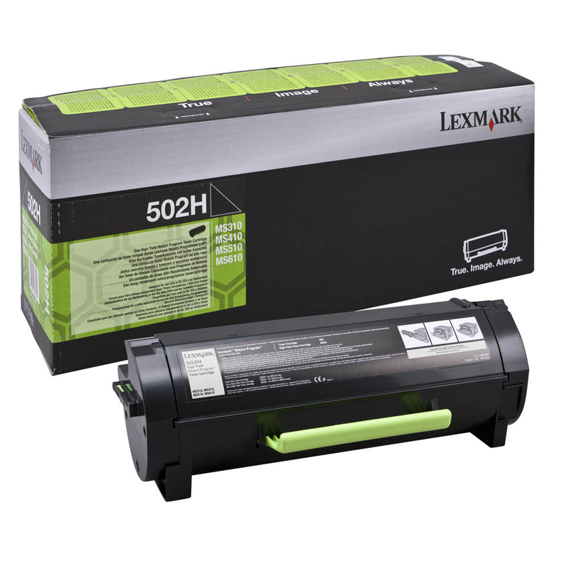 Lexmark Toner-Kartusche Return schwarz HC (50F2H00, 502H)