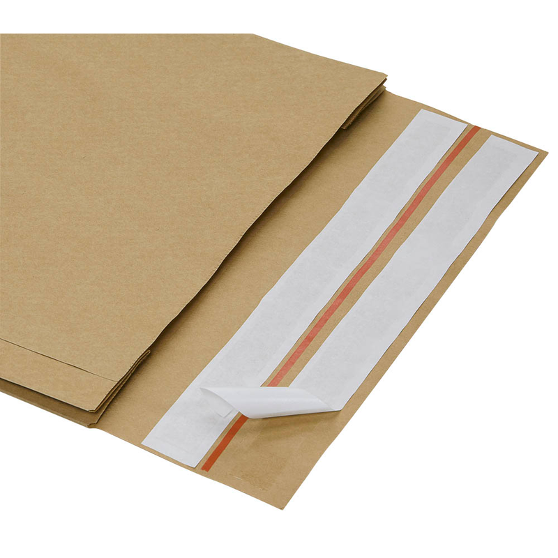 BONG Faltentaschen e-Green ca. DIN C3 ohne Fenster braun mit 12,0 cm Falte, 200 St.