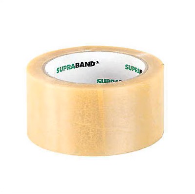 SUPRA Packband SUPRABAND transparent 50,0 mm x 66,0 m 1 Rollen