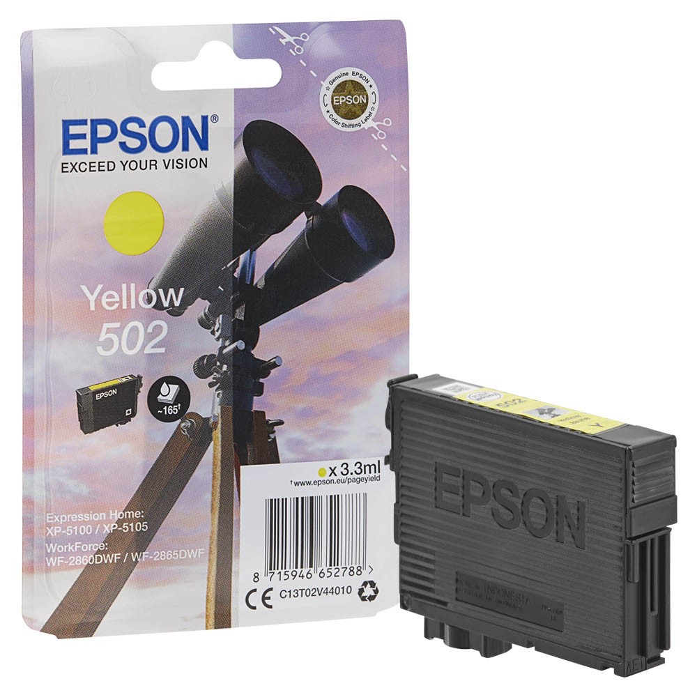 Epson 502  / C13T02V44010 Tinte Yellow