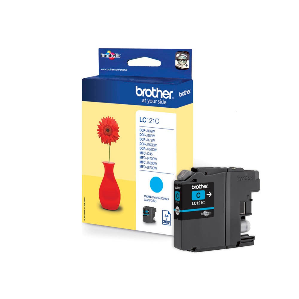 Brother Tintenpatrone cyan (LC-121C)