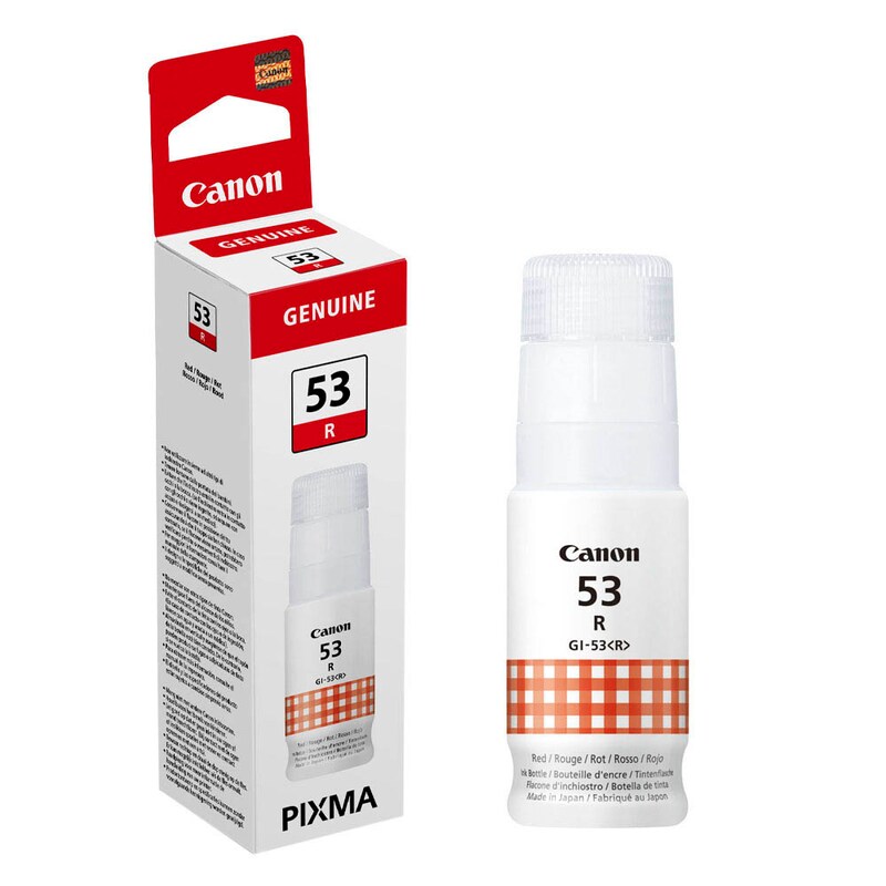 Canon Tintennachfüllfläschchen rot (4717C001, GI-53R)