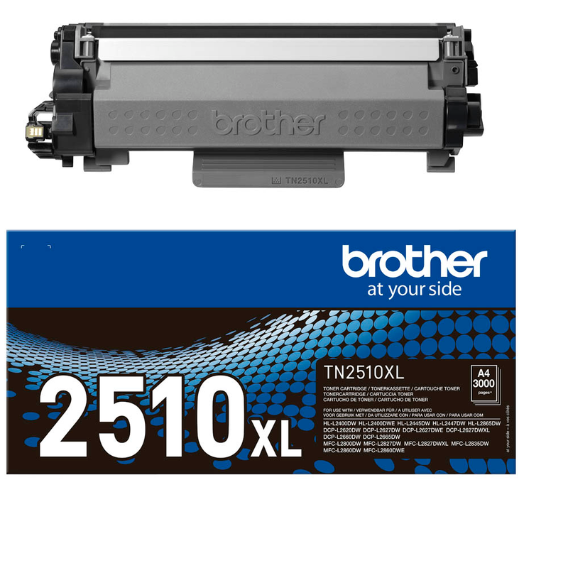Brother Toner-Kit schwarz HC (TN-2510XL)